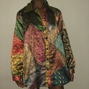 Vintage Indian Button Down